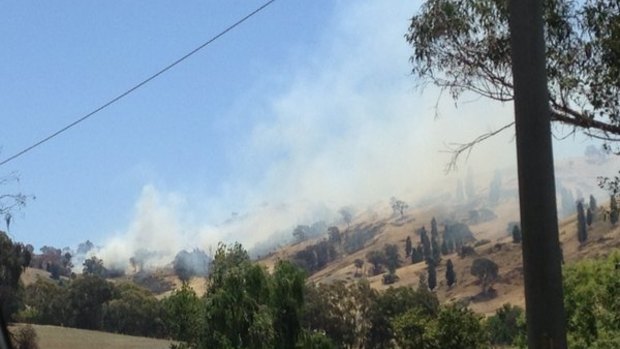 An emergency warning has been issued for a fast moving grassfire in Leneva.