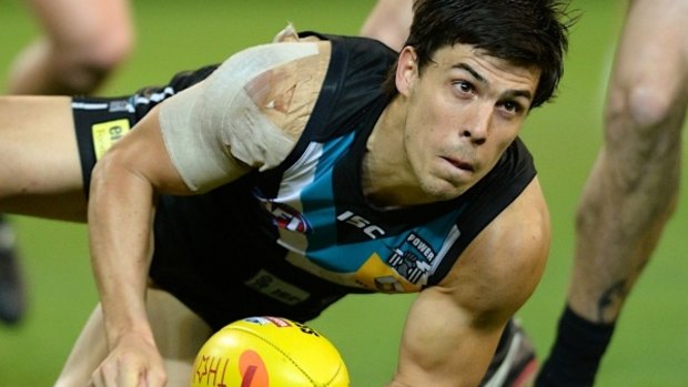 Compensation: Port Adelaide will receive salary cap relief for suspended ex-Don Angus Monfries