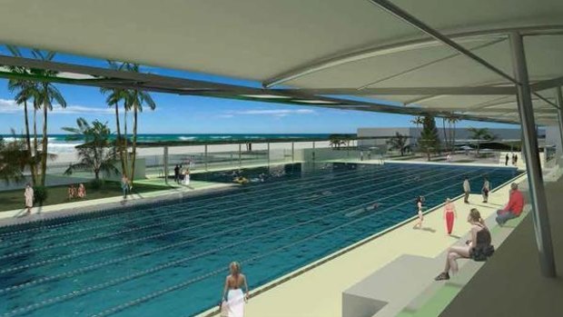 The concept drawings for the beachside pool at Scarborough Beach.