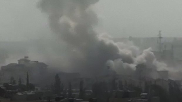 Air strikes resumed in rebel-held areas in Syria on November 15