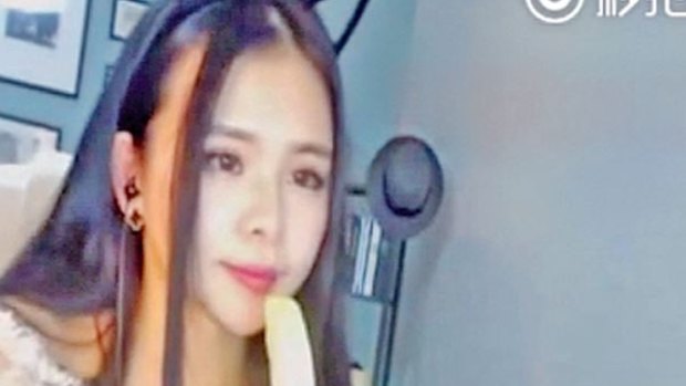 Images showing a woman eating a banana are among those being clamped down on by China's Ministry of Culture.