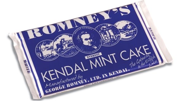 Romney's Kendal Mint Cake - for nibbling not chewing.