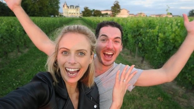 Sylvia Jeffreys and Peter Stefanovic announced their engagement on Instagram.