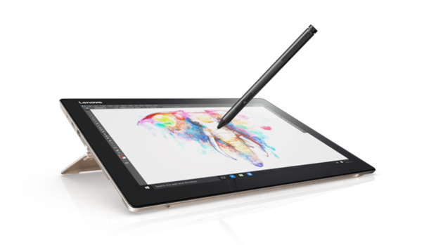 The flexible kickstand comes in handy when you want to draw on the screen.