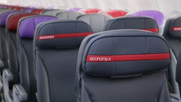 Economy X seats offer more legroom.