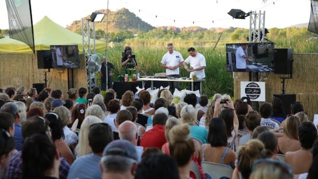 Kimberley Kitchen at the Kununurra Country Club Resort featuring George Calombaris.