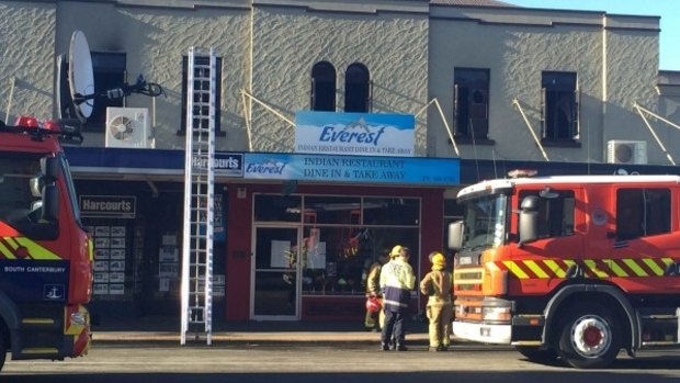 Three children have survived a fire in a home above a restaurant in Waimate, New Zealand. 