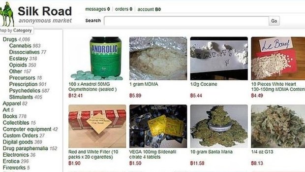 Silk Road users could buy and sell heroin, cocaine, and other drugs.
