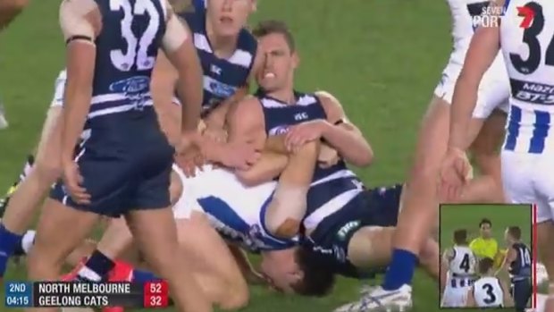 Joel Selwood has received a one-match suspension.