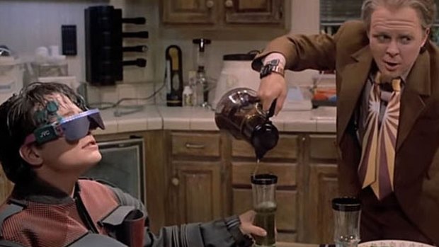 Electronic glasses in Back to the Future II, but the double ties never caught on.