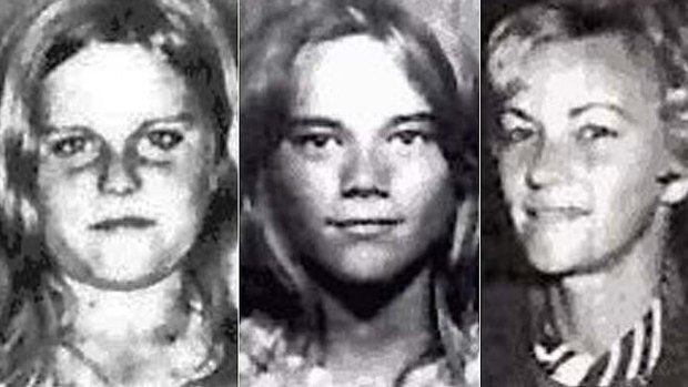 Barbara McCulkin (right) and her daughters Vicky (left) and Leanne (centre) disappeared from their home on January 16, 1974. 
