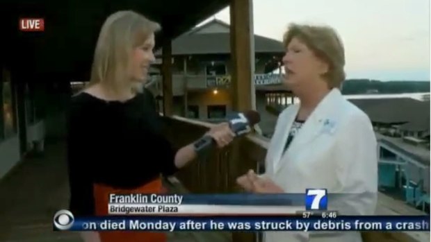 Virginia shooting victims ... WDBJ7 reporter Alison Parker, left, was interviewing Vicki Gardner when shots rang out. 