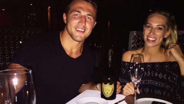 Sam and Phoebe Burgess are living it up in the Maldives.
