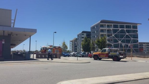 Fire crews respond to an incident at Cockburn Gateways Shopping Centre.