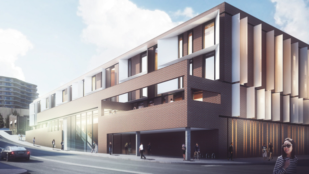 Canberra's Doma group won the contract to construct this ATO building which has a number of Gosford residents up in arms. 