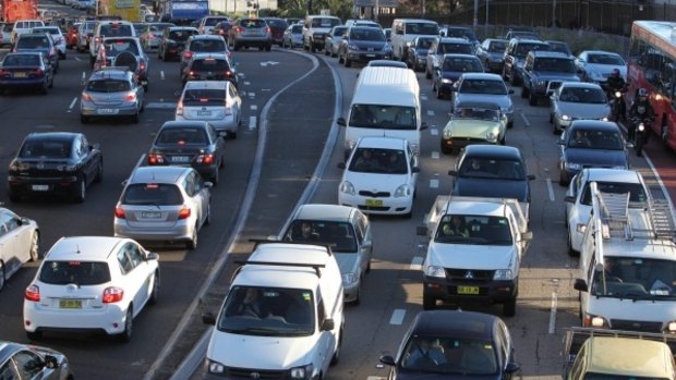 "The economic growth of western Sydney is being strangled by congestion:" NRMA president Kyle Loades.