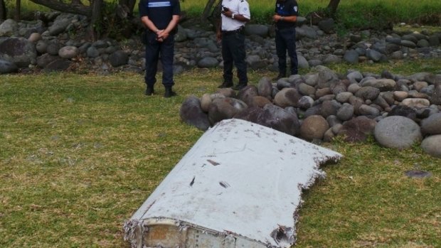 The only confirmed piece of debris from flight MH370 washed up on Reunion Island in July 2015.
