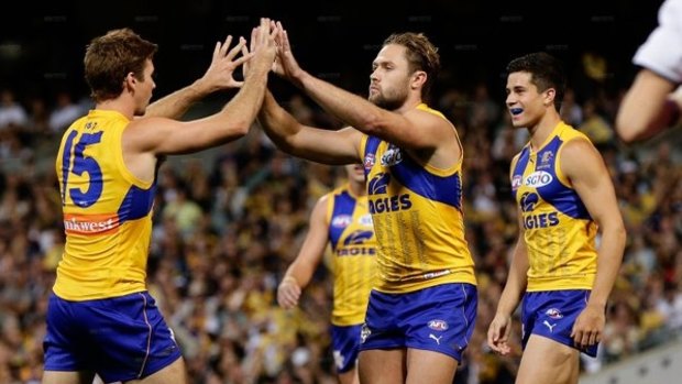 West Coast stars in the anniversary jumper for its round four win over Richmond.