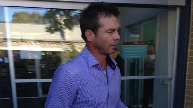 Ben Cousins at a previous court appearance. 