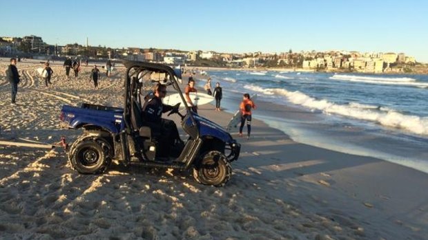 The shark alarm at Bondi Beach has gone off for the third time in roughly 24 hours.