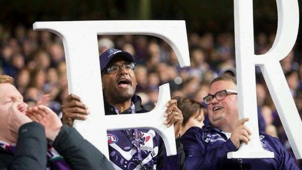 American Fremantle fan Gil Griffin enjoyed all manner of hospitality during his visit to Western Australia.