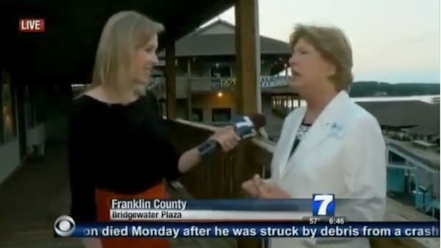 Alison Parker was interviewing Vicki Gardner when shots rang out. 