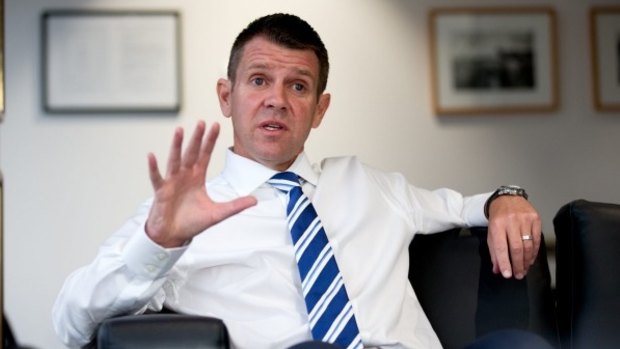 Weighing into the debate: NSW Premier Mike Baird.