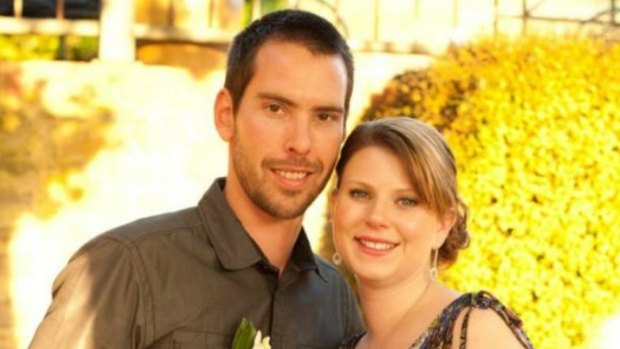 Police say Andrea Lehane, seen here with her husband James was  thrown up to seven metres after being struck on a zebra crossing. 