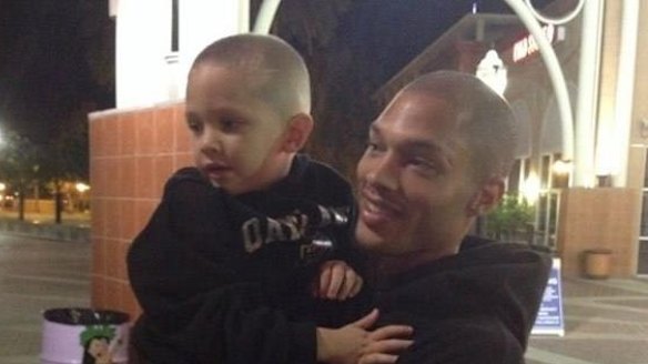 An image of Meeks with his son was attached to an online fundraising page.