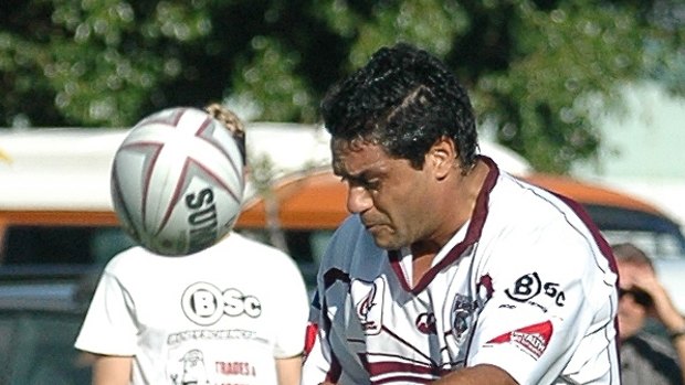 Former NRL player Reggie Cressbrook during his Queensland Cup years with Burleigh Bears. 
