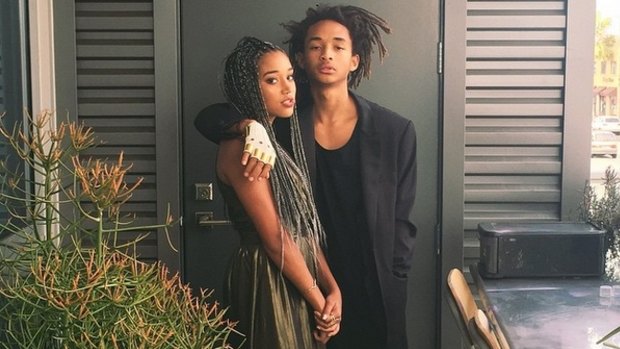 Jaden Smith attends prom with actress Amandla Stenberg.
