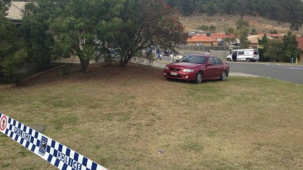 A crime scene is in place after a double stabbing south west of Brisbane.