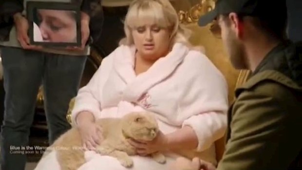 Rebel Wilson in the Stan commercial that attracted 66 complaints. 