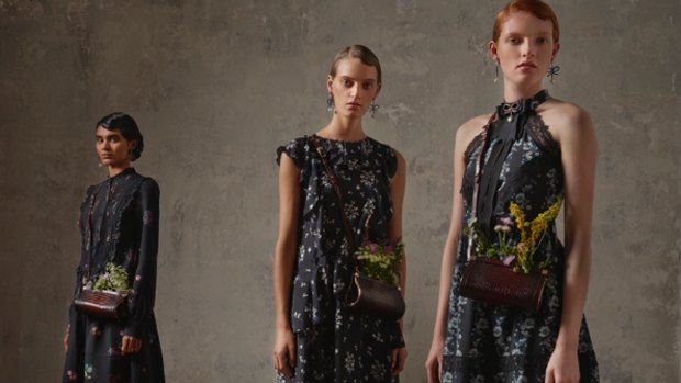 A campaign image from the Erdem x H&amp;M collaboration. 