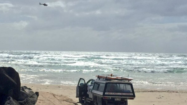 An air and sea search is underway on the Gold Coast, where a surfer went missing on Thursday morning.