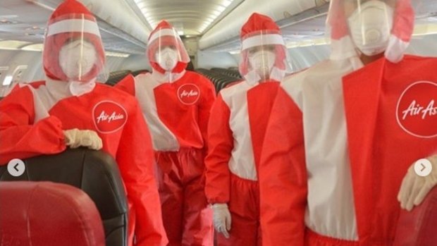 Critics of AirAsia's 'revealing' flight attendant uniforms will have little to complain about now.