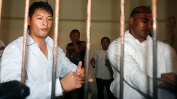 Awaiting execution: Australians Andrew Chan and Myuran Sukumaran.