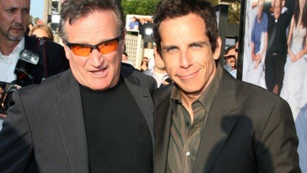 Robin Williams (left) and Ben Stiller in 2007