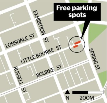 Melbourne Street Parking Map Online Map Aims To Simplify The Hunt For A Parking Spot In Melbourne's Cbd