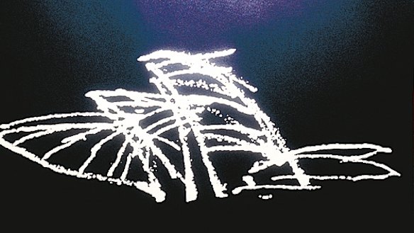 An original drawing of the Opera House by Jorn Utzon.