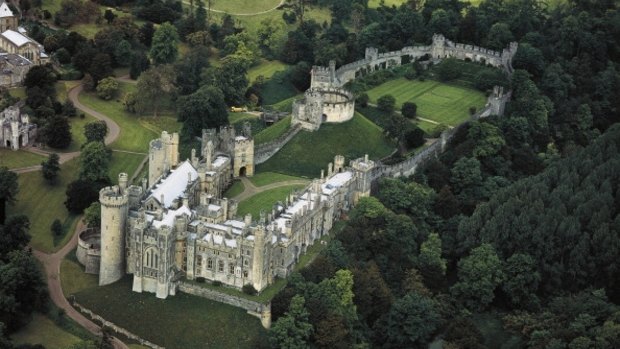 The Duke and Duchess of Norfolk lived in opposite wings of Arundel Castle in Sussex before reuniting.
