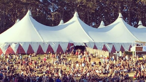 The crowd crush occurred as people left the Grand Theatre main tent.