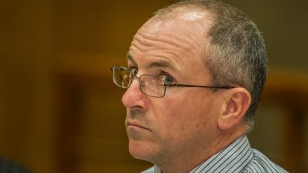 Scott Watson in High Court in Christchurch this week for a judicial review of a Department of Corrections decision to refuse him a behind-bars meeting with a journalist.