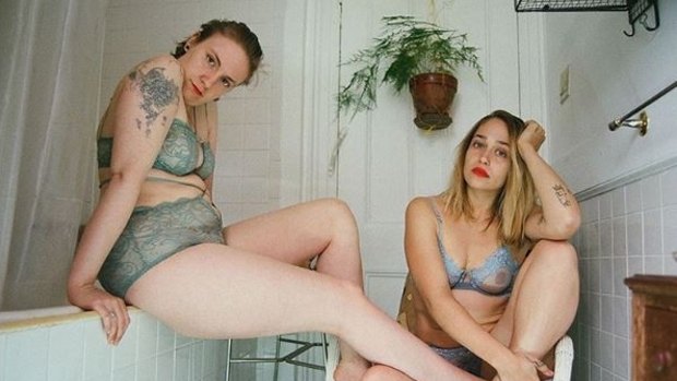 Lonely lingerie has previously featured Girls stars Jemima Kirke and Lena Dunham.