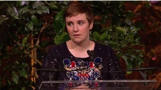 Lena Dunham at Variety's annual Power of Women event