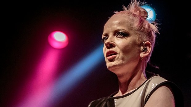 21 years on, Garbage singer Shirley Manson's on-stage energy impresses.