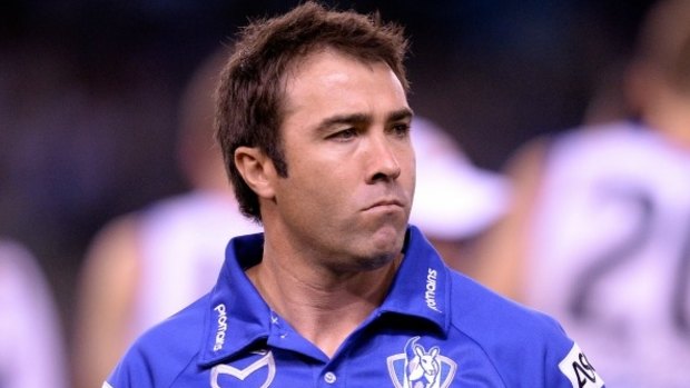 Set to return: North Melbourne's Brad Scott wants improvement from his team.