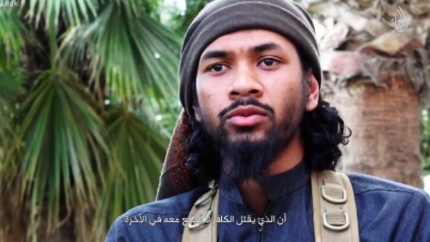 Neil Prakash, also known as Abu Khalid al-Cambodi, featured in an Islamic State propaganda video.