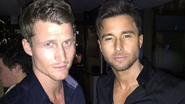 Michael Turnbull (right) rules himself and Richie Strahan (left) out of the new Bachelor as filming kicks off.