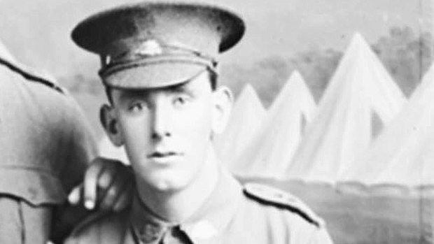 Private Justin Breguet was a bread carter from Geelong before serving with the 29th battalion.